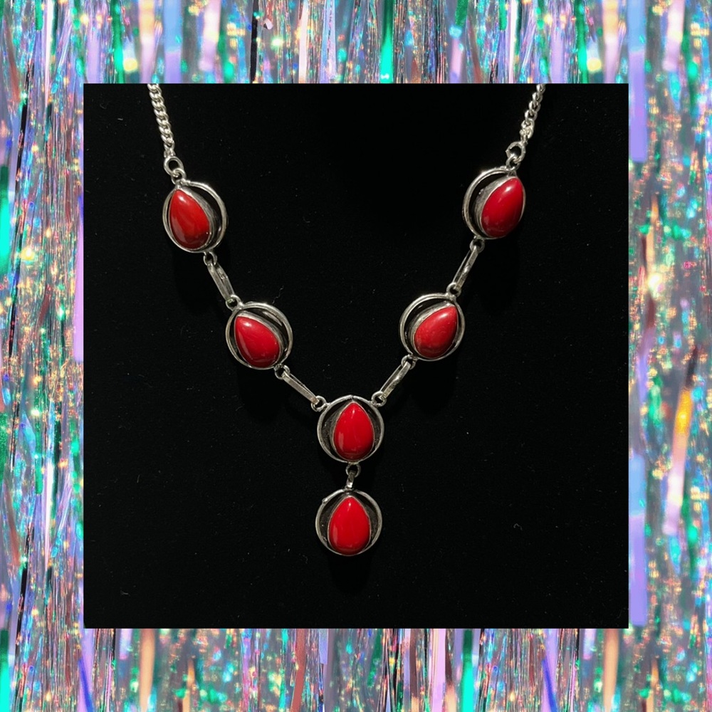 Red Onyx Necklace